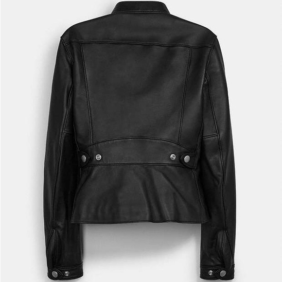 Coach 100% Leather Jacket for Women - Picture 3 of 16